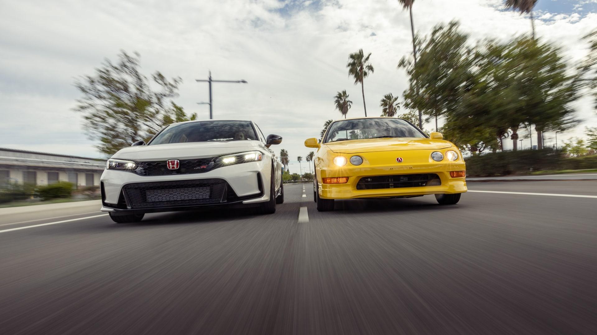 11th Gen Honda Civic 2023 Civic Type R vs. 2001 Integra Type R -- 26 Years Later, The Civic Type R Has Finally Learned All The Integra Type R’s Tricks 007-2001-Acura-Integra-Type-R-vs.-2023-Honda-Civic-Type-R