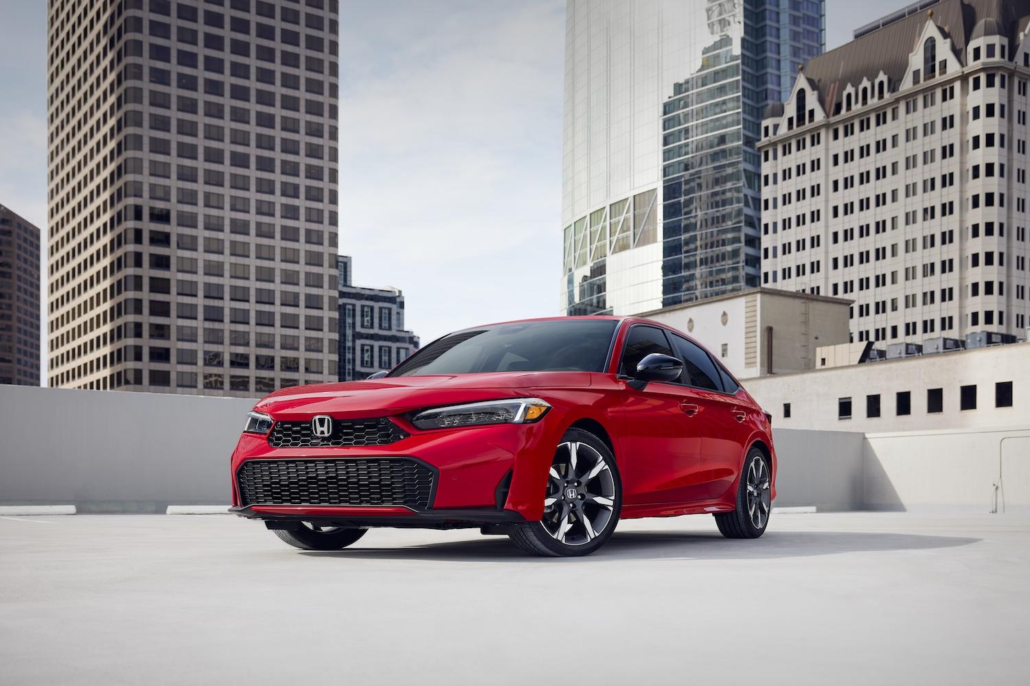11th Gen Honda Civic 2025 Civic Adds New Hybrid Trims, Sportier Styling and Upgraded Tech 01 2025 Honda Civic Sedan Sport Touring Hybrid