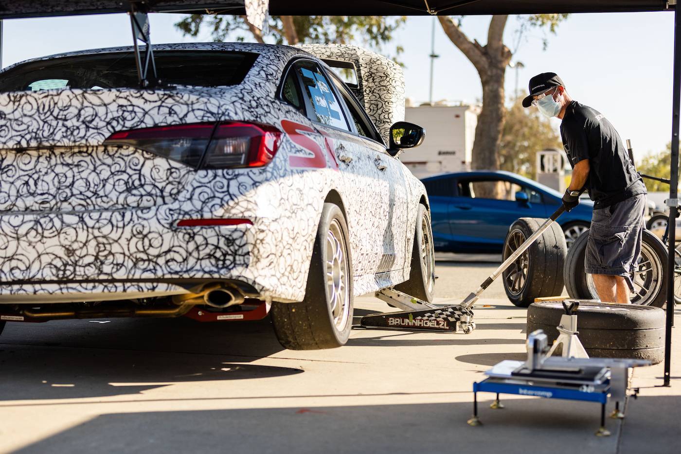 11th Gen Honda Civic Honda Teases 2022 Honda Civic Si Racing Model!! 04 2022 Honda Civic Si Race Car - Team Honda Research West