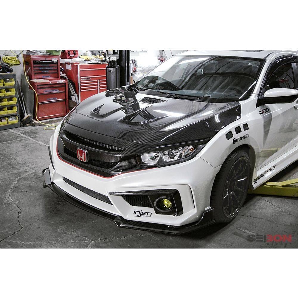11th Gen Honda Civic New Seibon Carbon Fiber Hood | CF Roof | Roof Fin Spoiler 1000_HD16HDCV-MR6