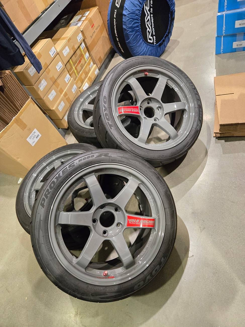 11th Gen Honda Civic Volk Racing TE37SL 18X10.0 +40 5x120 with Toyo Proxes R888R 1402541997868431809