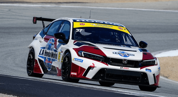 Attacking the Track in the Honda HPD Civic Type R TC Race Car