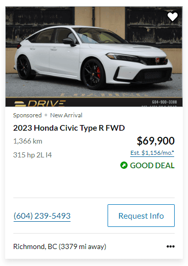 11th Gen Honda Civic Canadian dealer asked what colour Type R I want 1699683669085