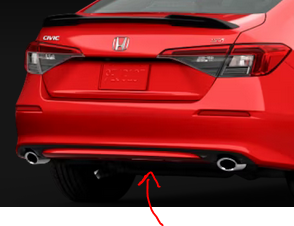 11th Gen Honda Civic Lower Bumper Part Number? 1702080364140