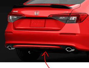 11th Gen Honda Civic Lower Bumper Part Number? 1702080406094