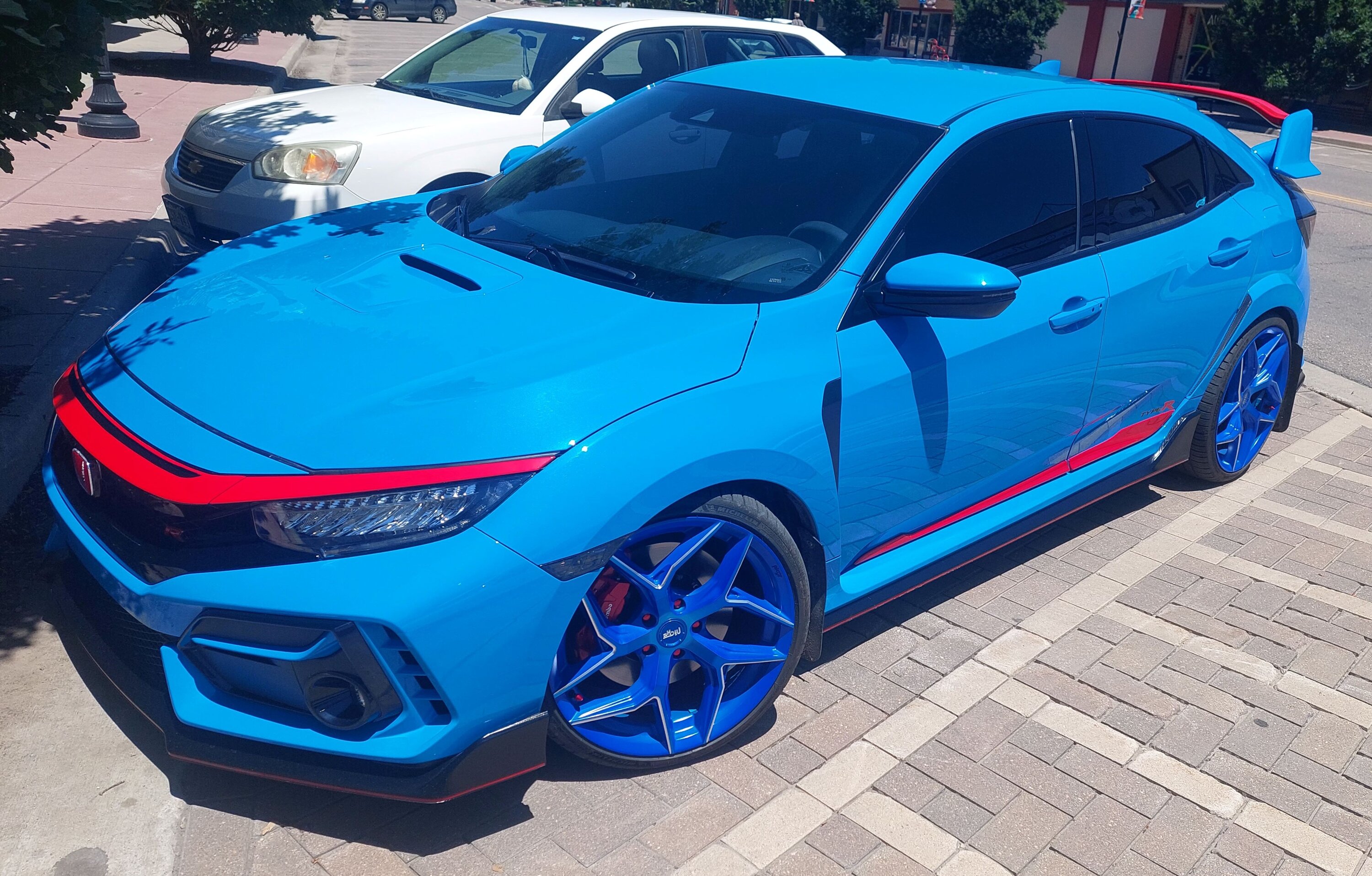 11th Gen Honda Civic Official BOOST BLUE FL5 Type R Photos Thread 2021 Type R - Front - Side Driver BLUE - RED 7-2-2023