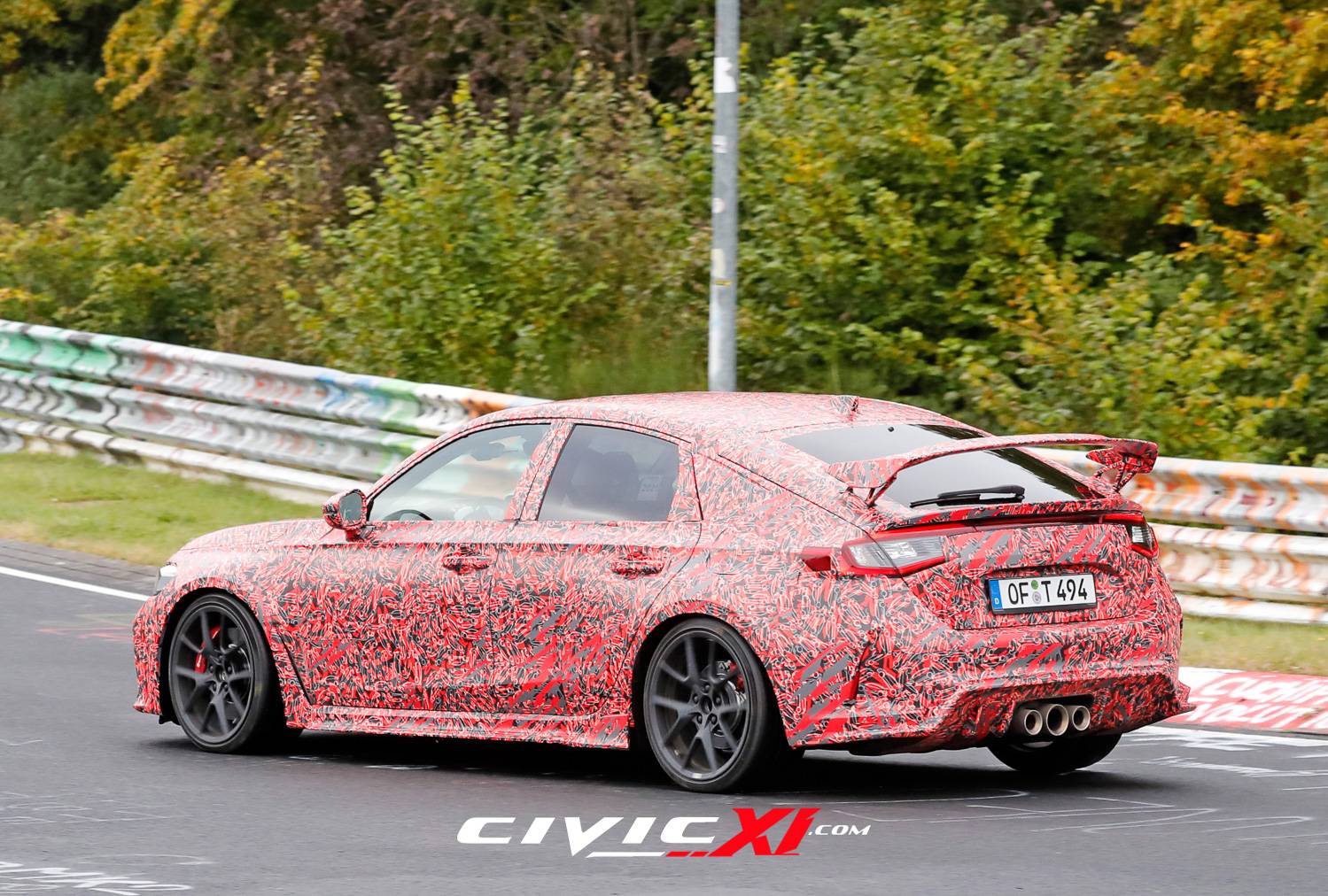 11th Gen Honda Civic ? First Video of 2023 Civic Type R Track Testing at Nurburgring! 2022-civic-type-r-nurburgring-track-testing-13