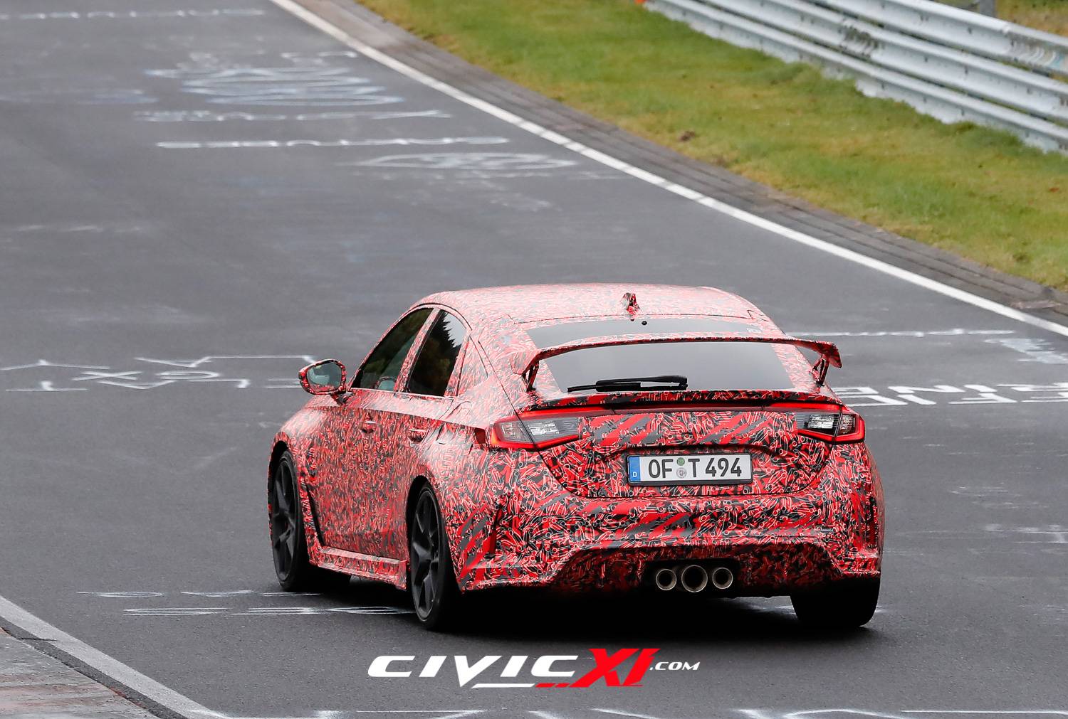 11th Gen Honda Civic ? First Video of 2023 Civic Type R Track Testing at Nurburgring! 2022-civic-type-r-nurburgring-track-testing-17