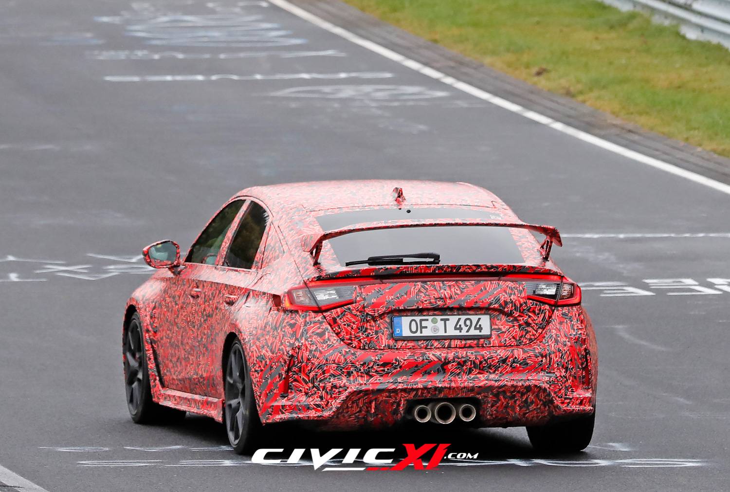 11th Gen Honda Civic ? First Video of 2023 Civic Type R Track Testing at Nurburgring! 2022-civic-type-r-nurburgring-track-testing-18