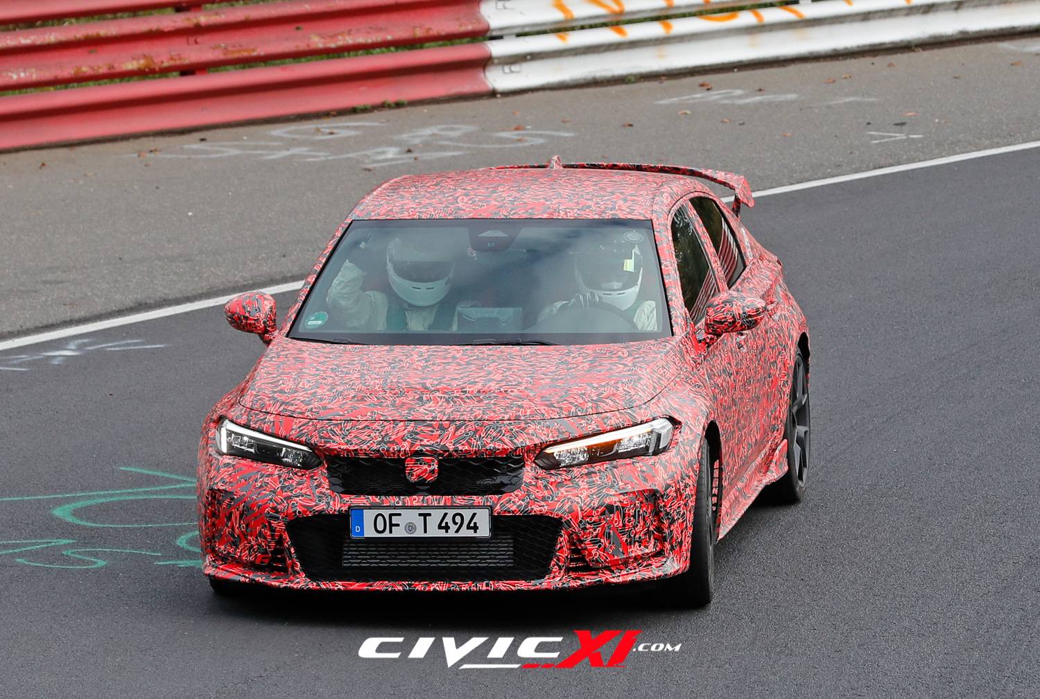 11th Gen Honda Civic ? First Video of 2023 Civic Type R Track Testing at Nurburgring! 2022-civic-type-r-nurburgring-track-testing-20