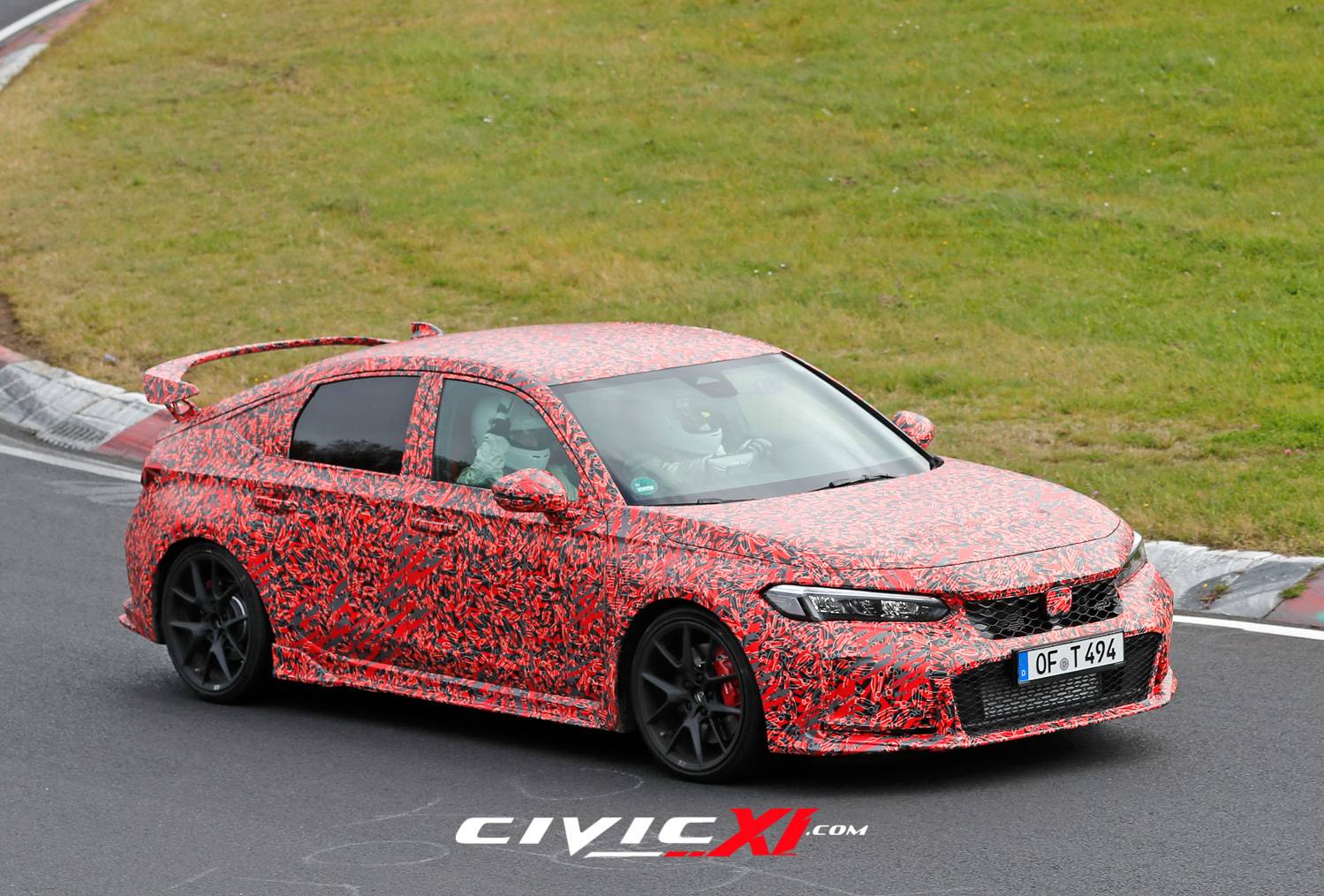 11th Gen Honda Civic ? First Video of 2023 Civic Type R Track Testing at Nurburgring! 2022-civic-type-r-nurburgring-track-testing-23