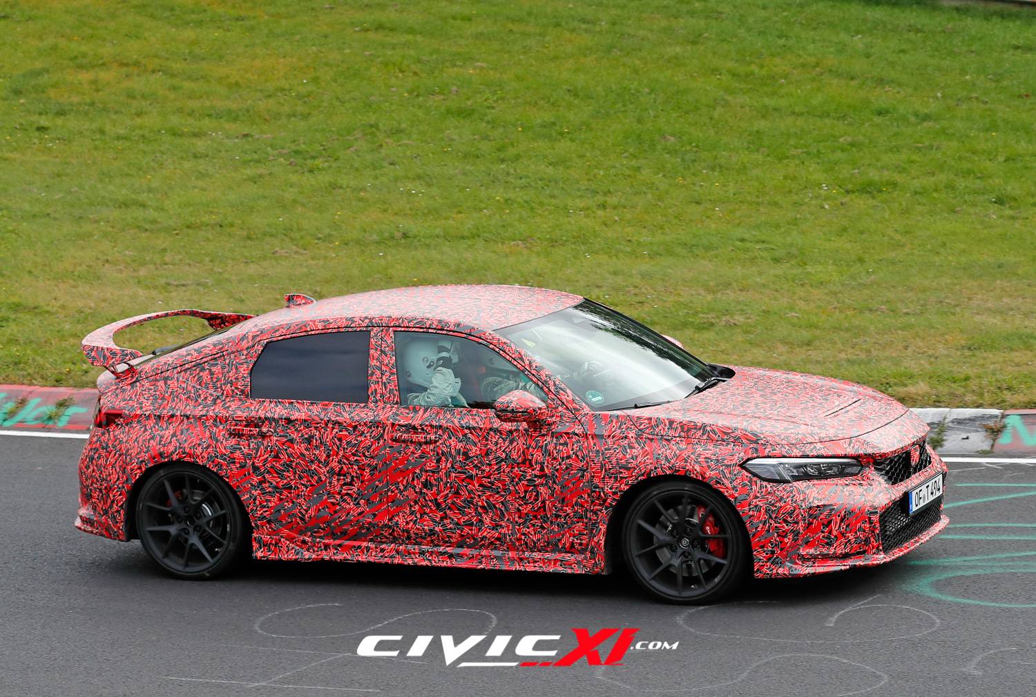 11th Gen Honda Civic ? First Video of 2023 Civic Type R Track Testing at Nurburgring! 2022-civic-type-r-nurburgring-track-testing-24