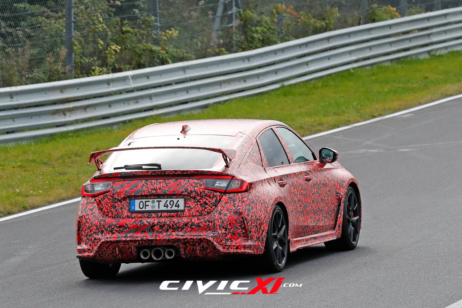 11th Gen Honda Civic ? First Video of 2023 Civic Type R Track Testing at Nurburgring! 2022-civic-type-r-nurburgring-track-testing-30