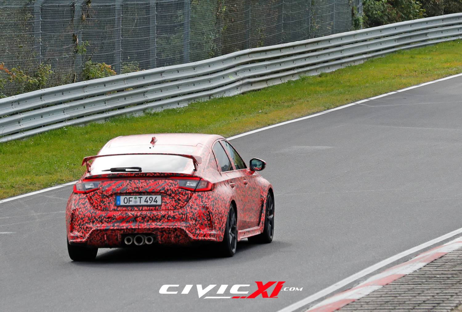 11th Gen Honda Civic ? First Video of 2023 Civic Type R Track Testing at Nurburgring! 2022-civic-type-r-nurburgring-track-testing-31