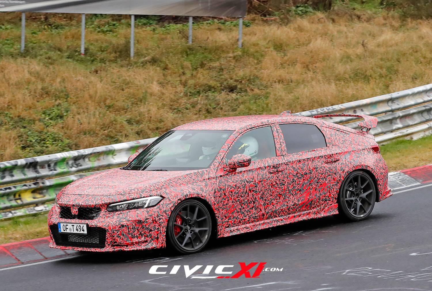 Honda Caught Testing And Taking Pictures Of The 2023 Civic Type R At The  Nürburgring