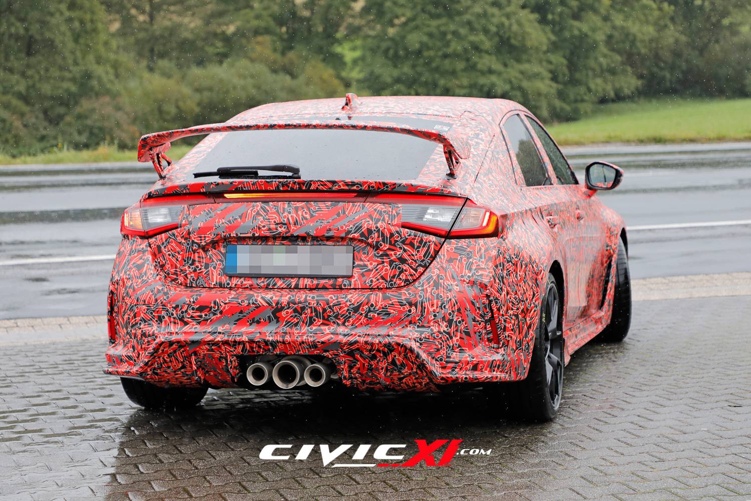 11th Gen Honda Civic ? 2022 Civic Type R Spied Inside & Out (First Interior Shots)! 265/30/19 tires revealed. 2022-civic-type-r-spied-interior-first-look-exterior-closeups-37