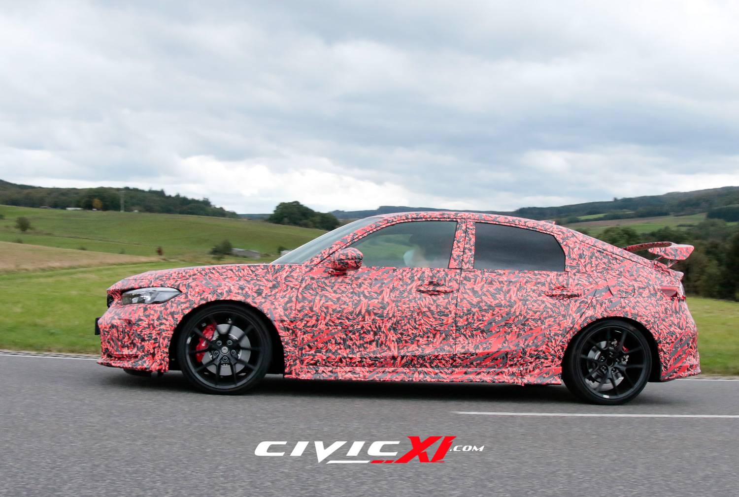 11th Gen Honda Civic 2022 Civic Type R spied testing near Nürburgring ahead of next week's track testing! 2022-civic-type-r-spied-near-nurburgring-6