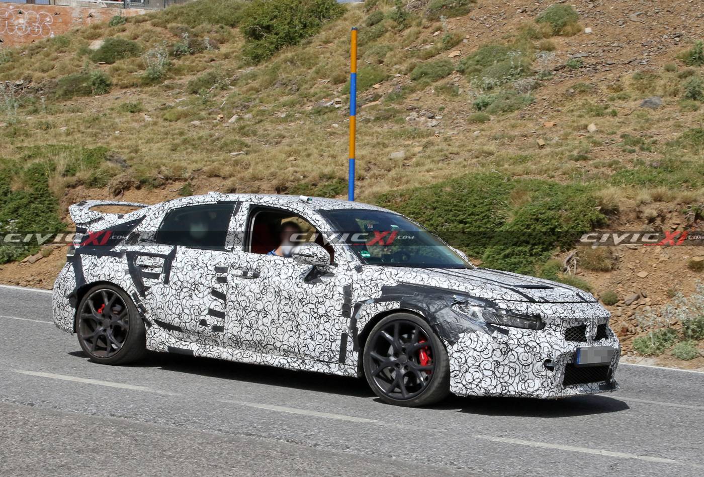 11th Gen Honda Civic Next Civic Type R Spied Testing in Southern Europe 2022-civic-type-r-testing-europe-24