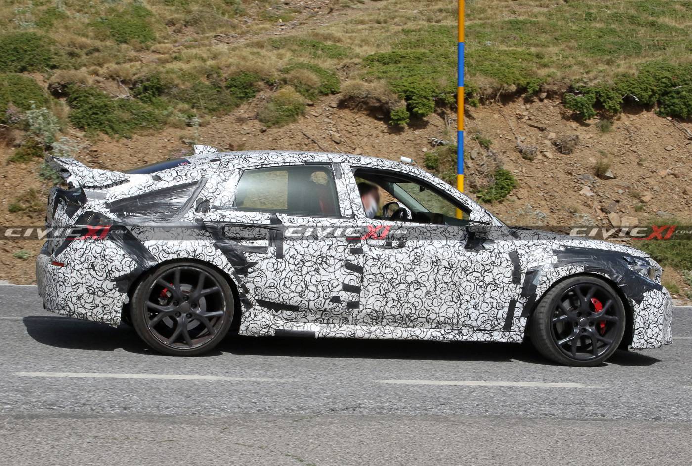 11th Gen Honda Civic Next Civic Type R Spied Testing in Southern Europe 2022-civic-type-r-testing-europe-26