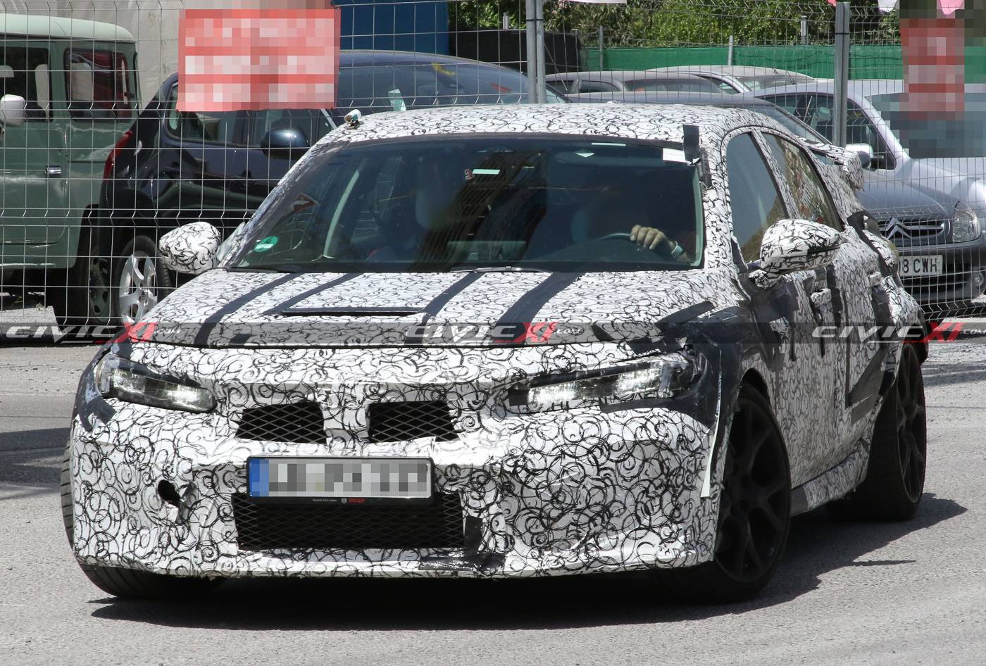 11th Gen Honda Civic Next Civic Type R Spied Testing in Southern Europe 2022-civic-type-r-testing-europe-3