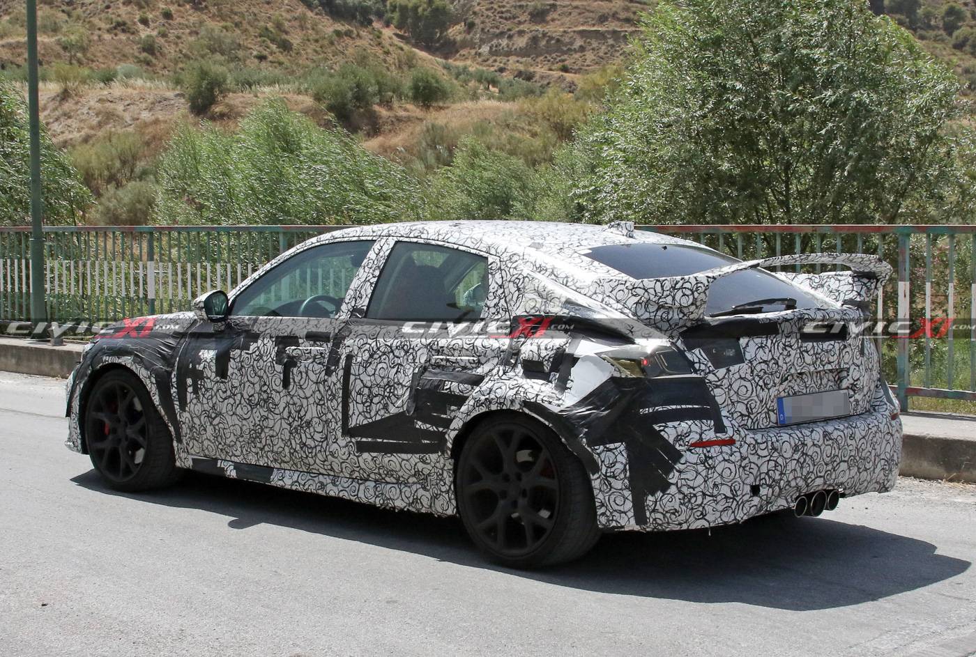 11th Gen Honda Civic Next Civic Type R Spied Testing in Southern Europe 2022-civic-type-r-testing-europe-7