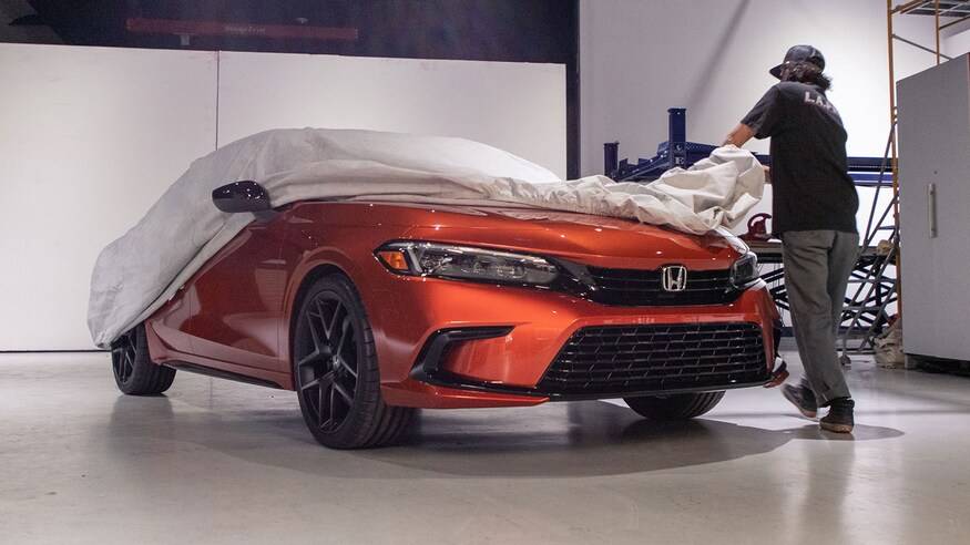 11th Gen Honda Civic New set of Civic 11 pics plus video; it's growing on me... 2022-Honda-Civic-Prototype-23-1