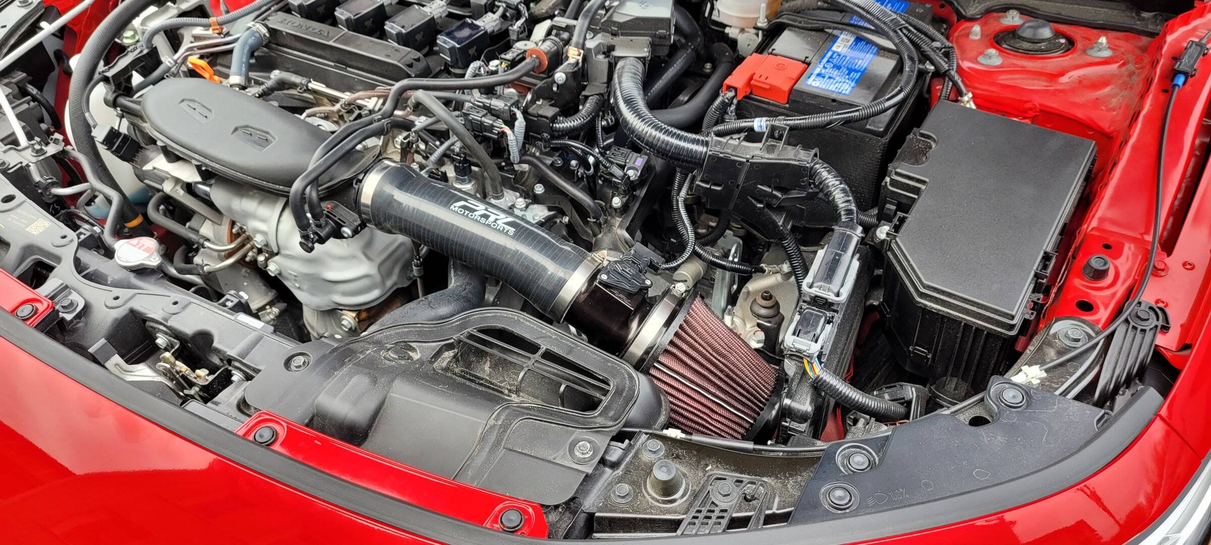 11th Gen Honda Civic Civic SI 2022 PRL SHORT RAM INSTALL 20220424_162849