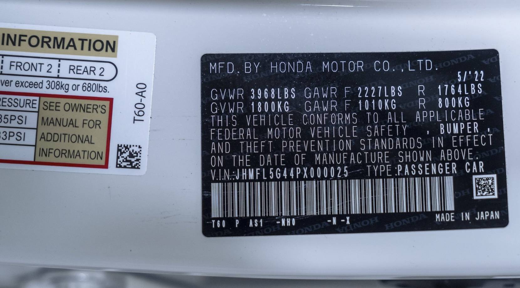 2023 type r civic weight
