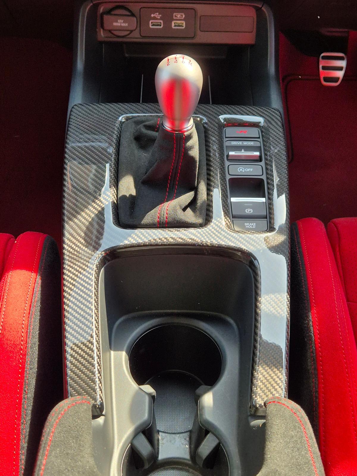 11th Gen Honda Civic Transforming my interior with some Carbon Fiber 😋 from CarbonMyRide 20240511_150252