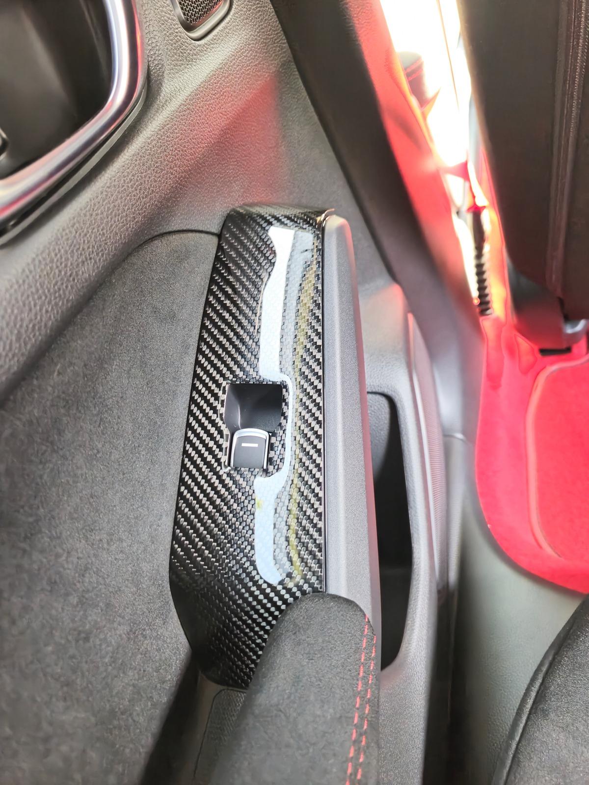 11th Gen Honda Civic Transforming my interior with some Carbon Fiber 😋 from CarbonMyRide 20240511_152554