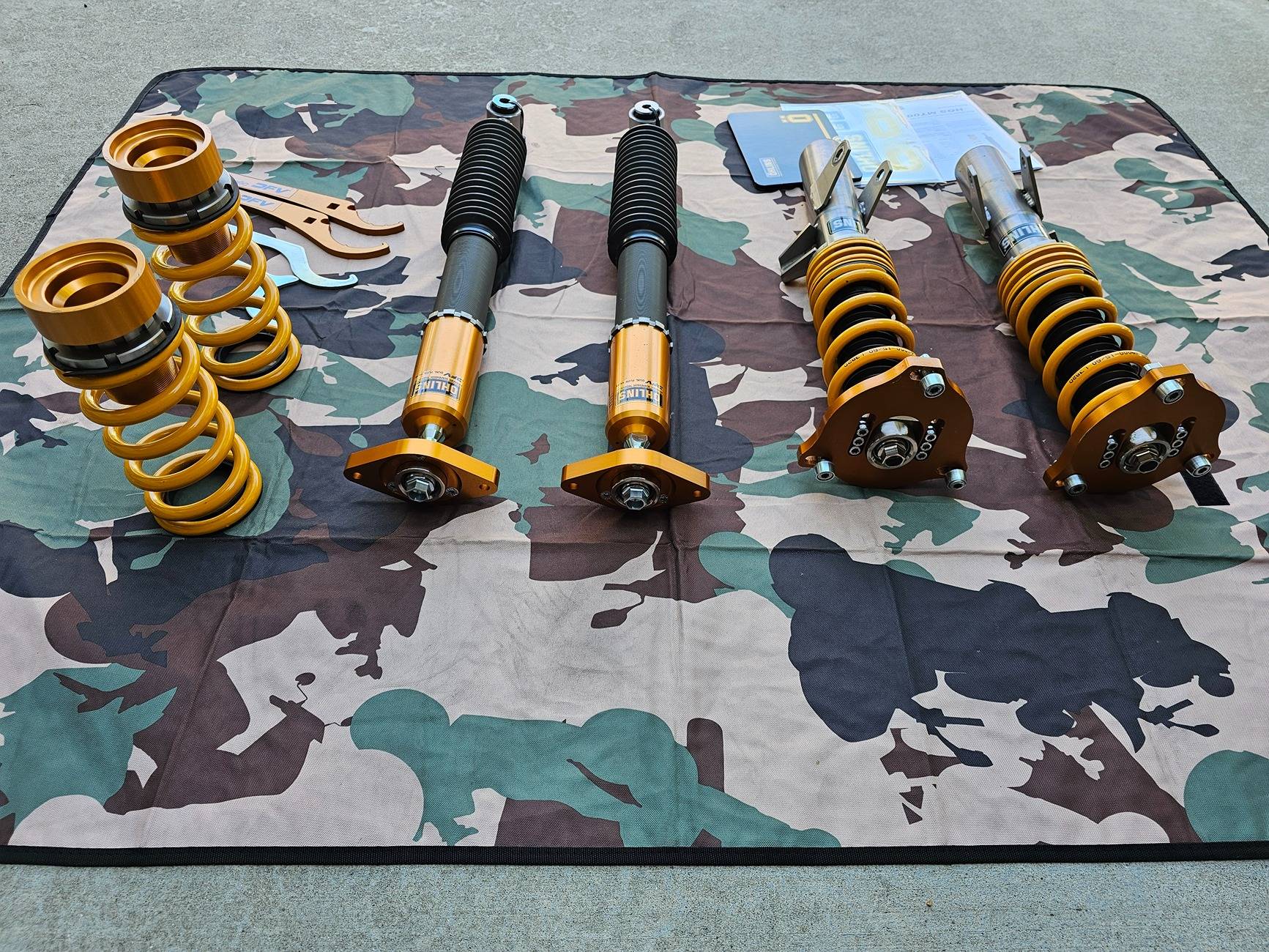 11th Gen Honda Civic FS: Ohlins DFV with SBG tophats, extras 20240721_151213