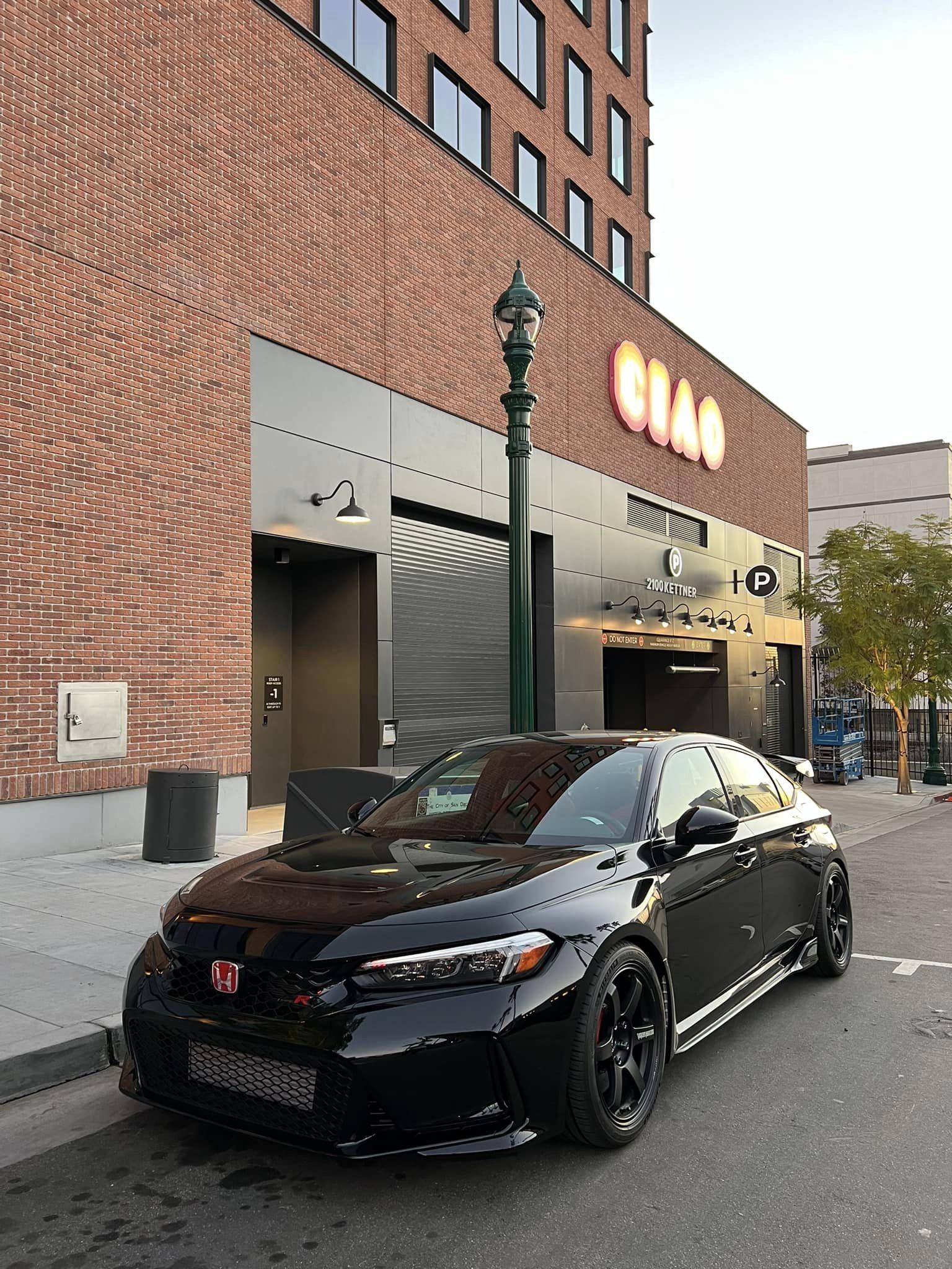 11th Gen Honda Civic Black Type R FL5 on Volk CE28SL vs TE37 vs Stock Wheels 334244901_1358849458241096_3355055177472566327_n