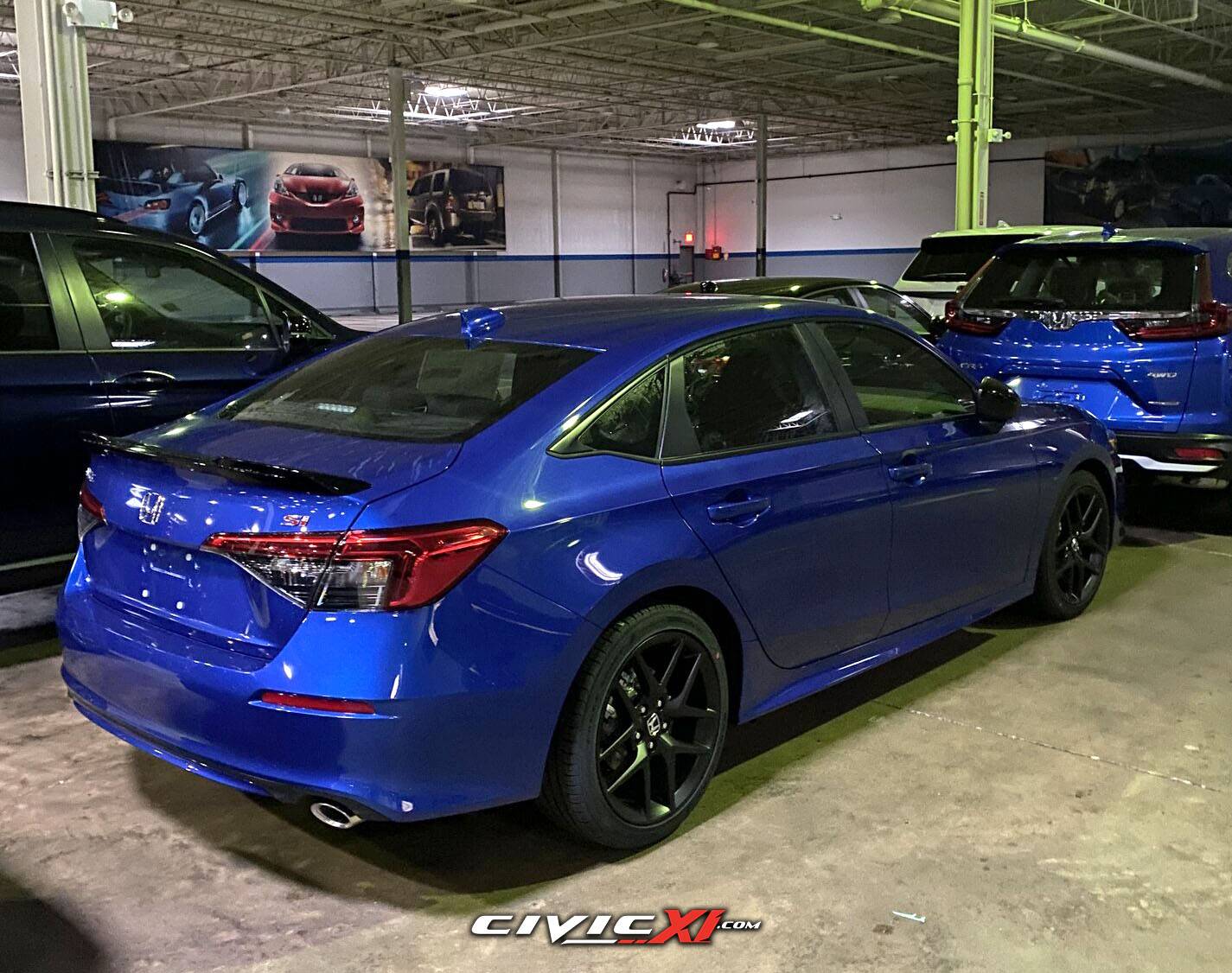 11th Gen Honda Civic 2022 Civic Si in Crystal Black and Aegean Blue 3BE35C6A-D801-4E67-B468-B47EE419A84B