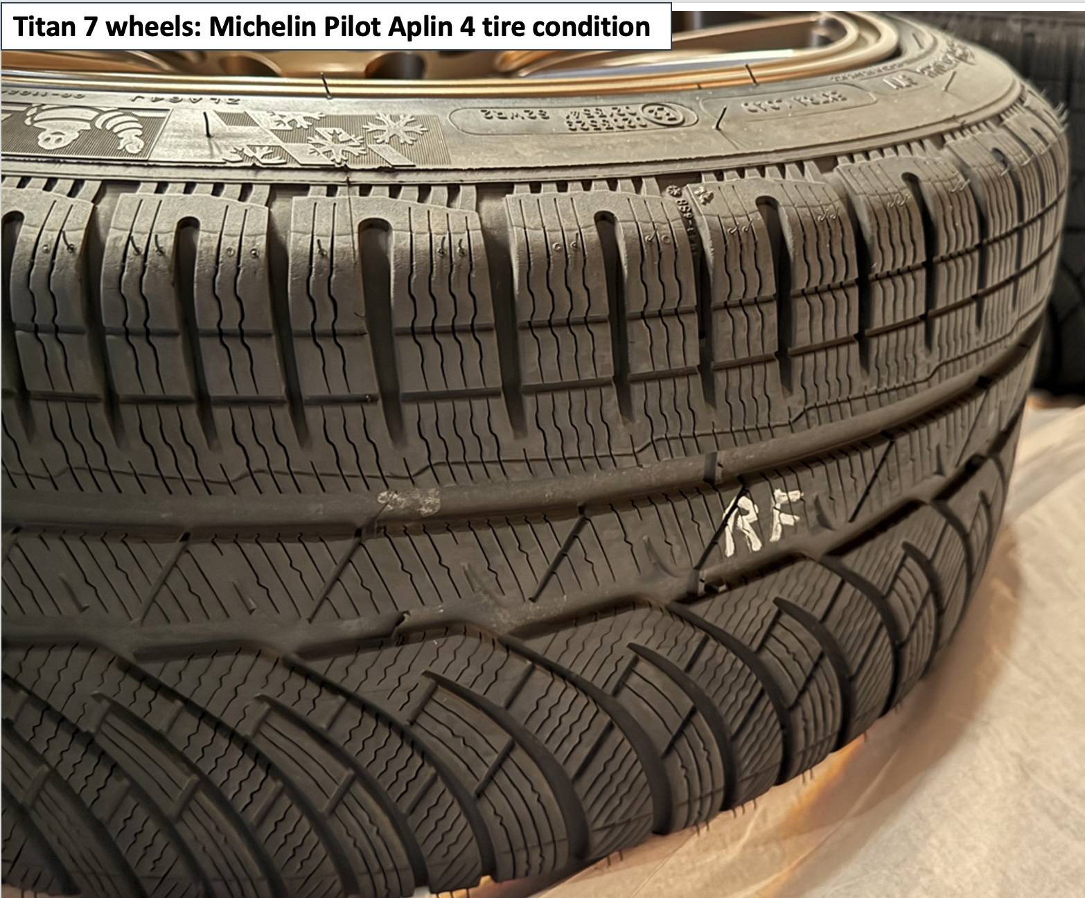 11th Gen Honda Civic $2,000: Wheels, Titan 7, T-R10, Bronze, 18x9.5 +45 4, Tread image