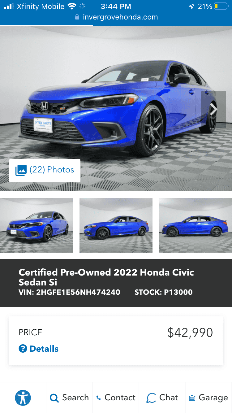 11th Gen Honda Civic Markups and more: The Death of Car Dealerships 40B33665-F34C-49C6-99EC-DCE5BE4018E8