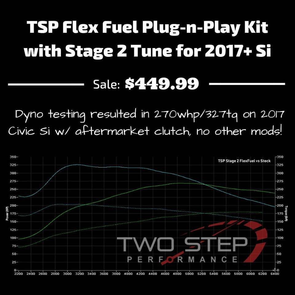 11th Gen Honda Civic TSP Flex Fuel PNP Kit + Stage Civic Si 2 Tune Combo Sale - 270whp / 327tq! 42563239_486036728545454_2984170284015157248_n