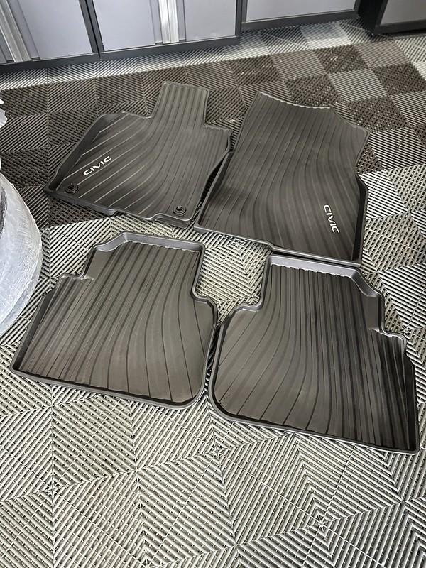 11th Gen Honda Civic 2022+ Honda Civic OEM All-Season Rubber Floor Mats 53518344857_e5fca2ae79_c
