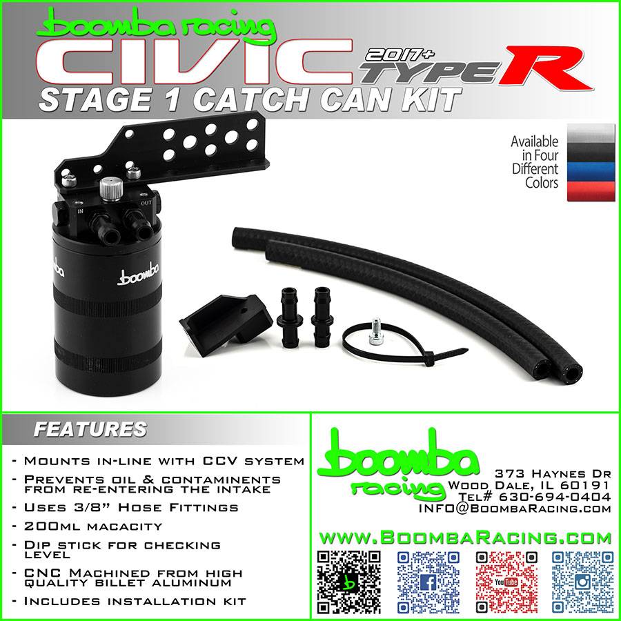 11th Gen Honda Civic Catch Can Kits For 1.5T Civic, and CTR Now Available! Civic-Type-R-S1-CATCH-CAN-copy-WEB