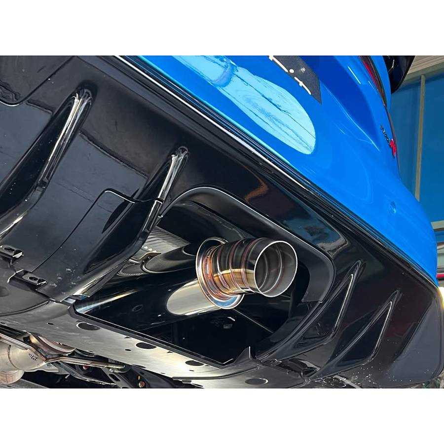11th Gen Honda Civic CLEiB Single Turn Down Exhaust CLEIB-FL5-EXHAUST