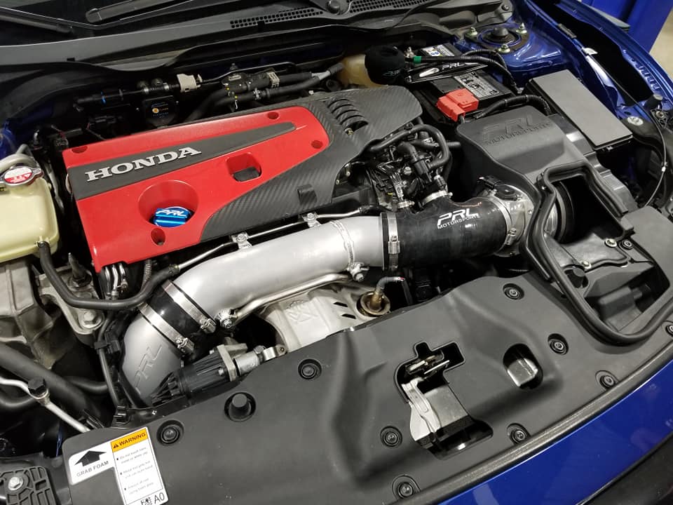11th Gen Honda Civic PRL Motorsports 2017+ Honda Civic Type-R Turbocharger Inlet Pipe Kit CTR%20Prototype%20Crossover%20pipe%20Welded%203_zpsytycmhtm
