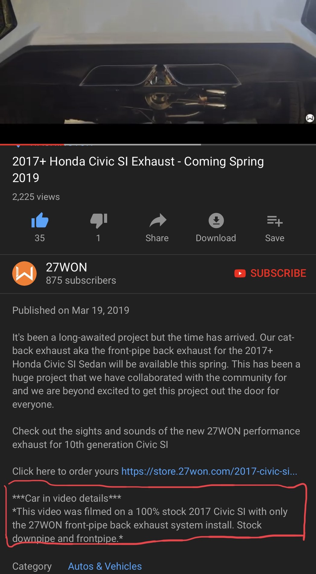 11th Gen Honda Civic Civic SI Catback Exhaust now available 27WON D7B54D07-C6F4-46E8-9EA0-B21BEB64FBE0