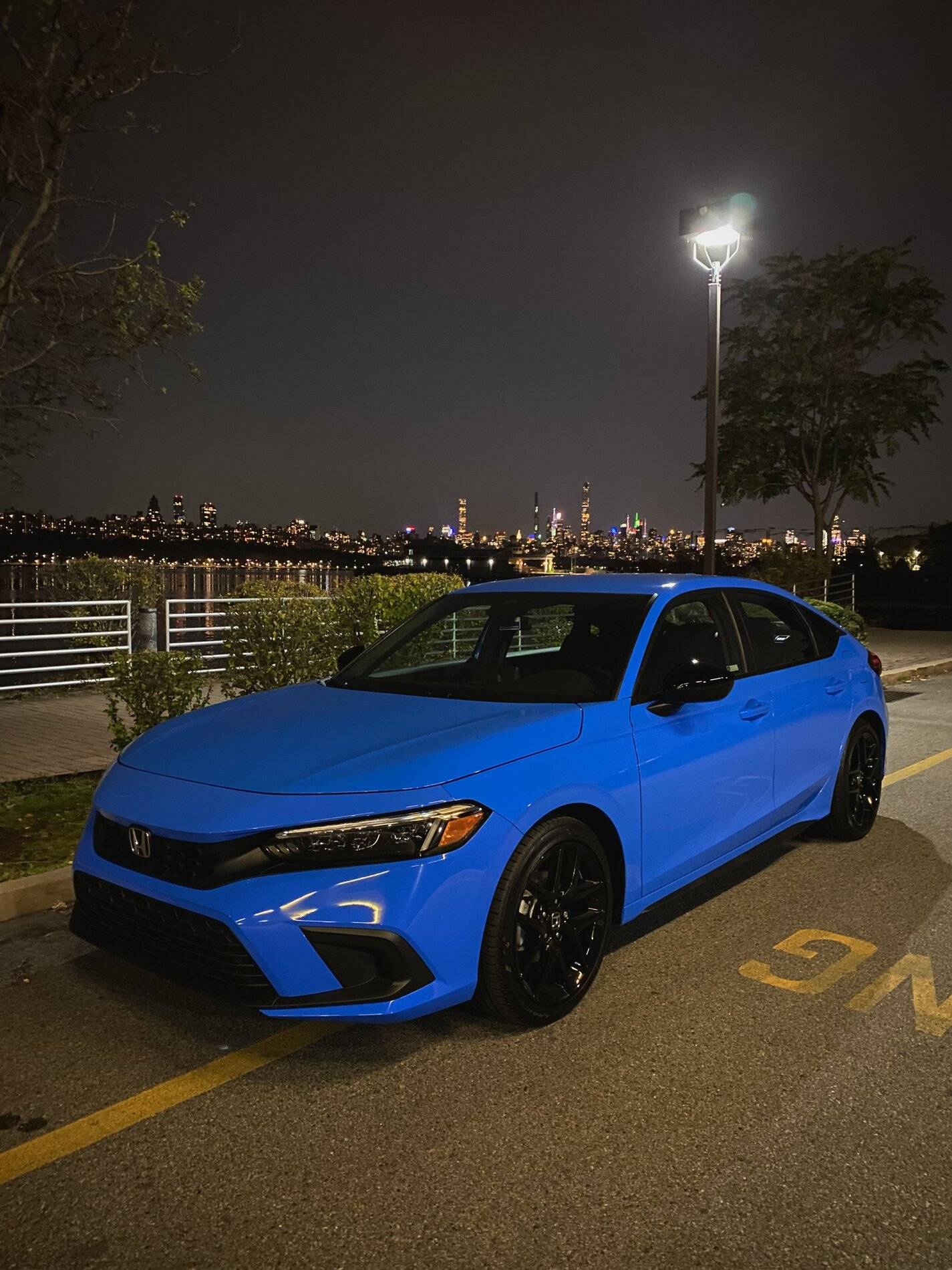 11th Gen Honda Civic Just purchased a 2022 Civic Sport Hatch (Boost Blue) DF09F290-305A-44D0-923B-37C9475F0321