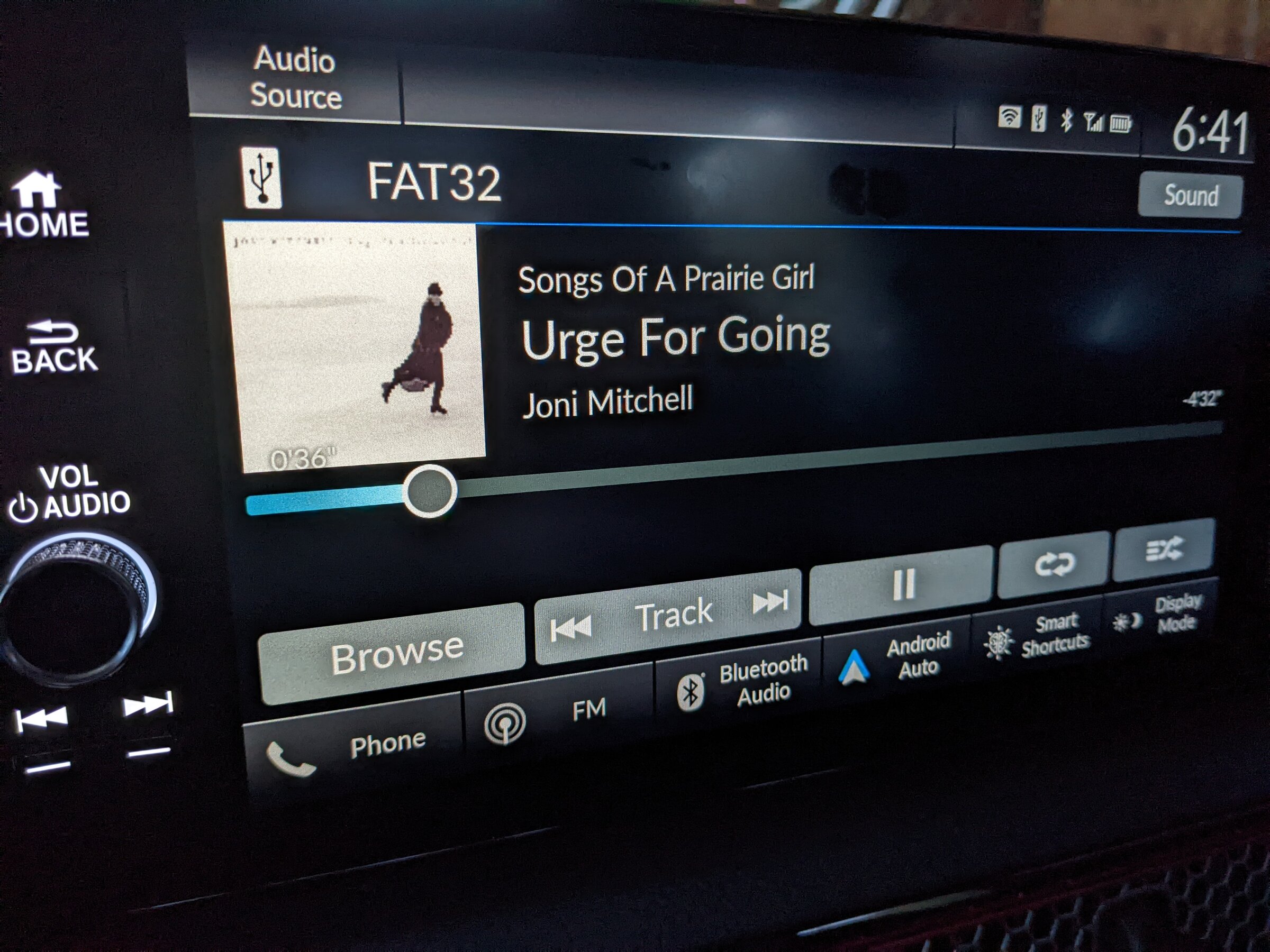 11th Gen Honda Civic Bose Audio System - Music Files on USB fat32