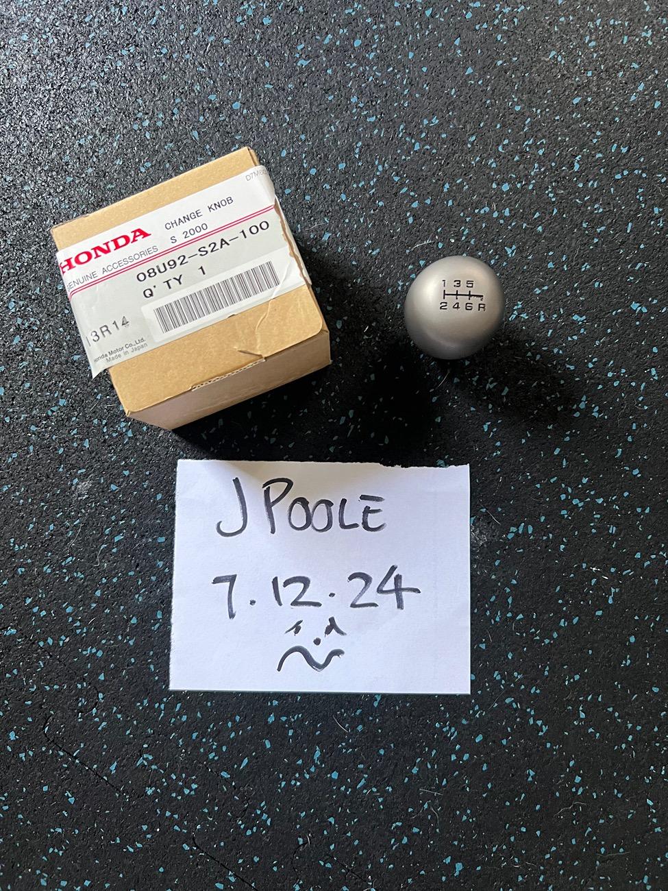 11th Gen Honda Civic FS Titanium Shift Knob 08U92-S2A-100 IMG_0189