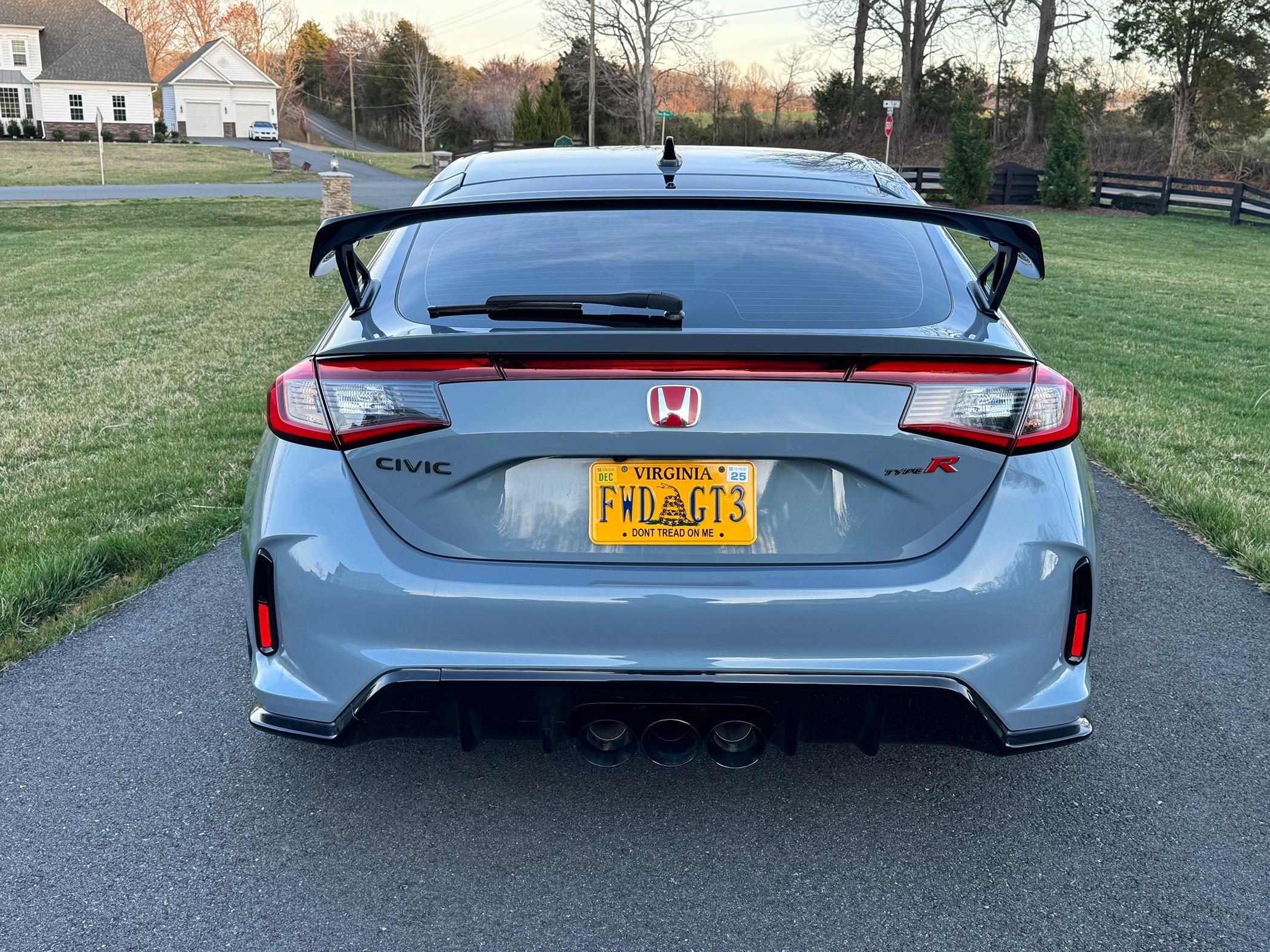 11th Gen Honda Civic SOLD 2023 Sonic Grey Civic Type R 3200 miles+ Light mods IMG_1151 2