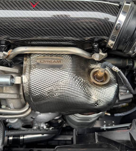 11th Gen Honda Civic Dream Automotive | Hard-Lagged Turbo Heat Shield IMG_1651