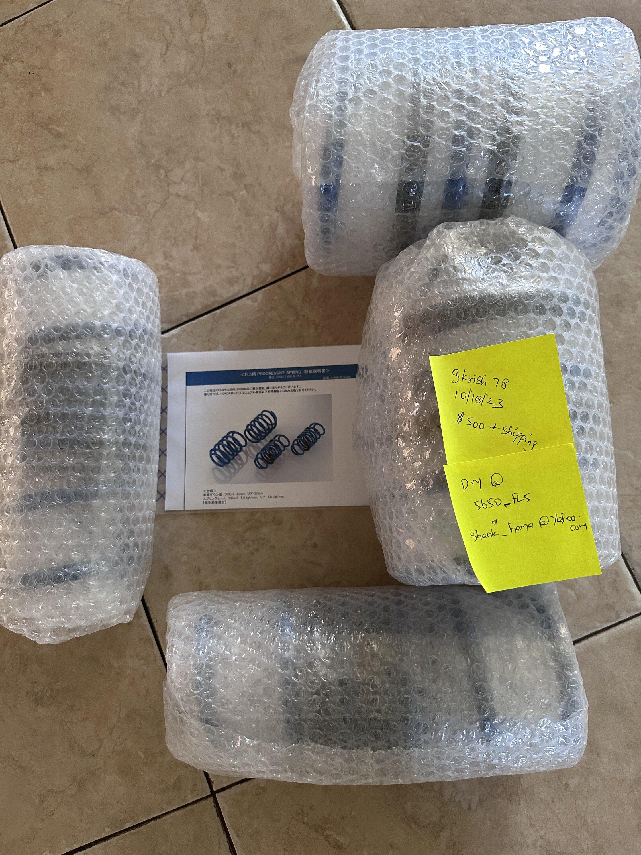 11th Gen Honda Civic FL5 SPOON PROGRESSIVE SPRINGS FOR SALE IMG_1946
