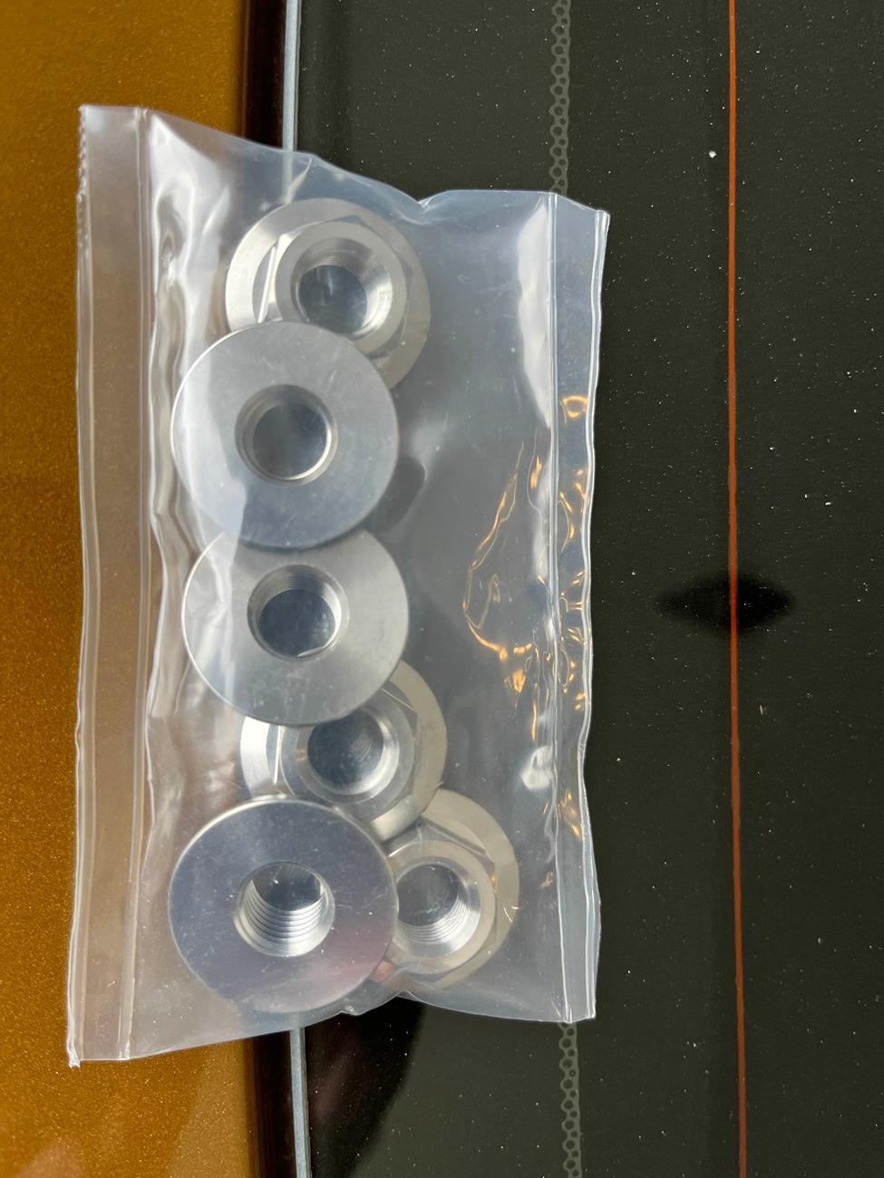 11th Gen Honda Civic Titanium Strut Tower Hardware Kit Raw - $35 IMG_2958
