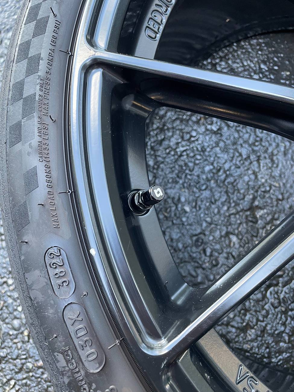 11th Gen Honda Civic Apex Forged VS-5RS 19x9.5 ET45 Satin Black IMG_3043