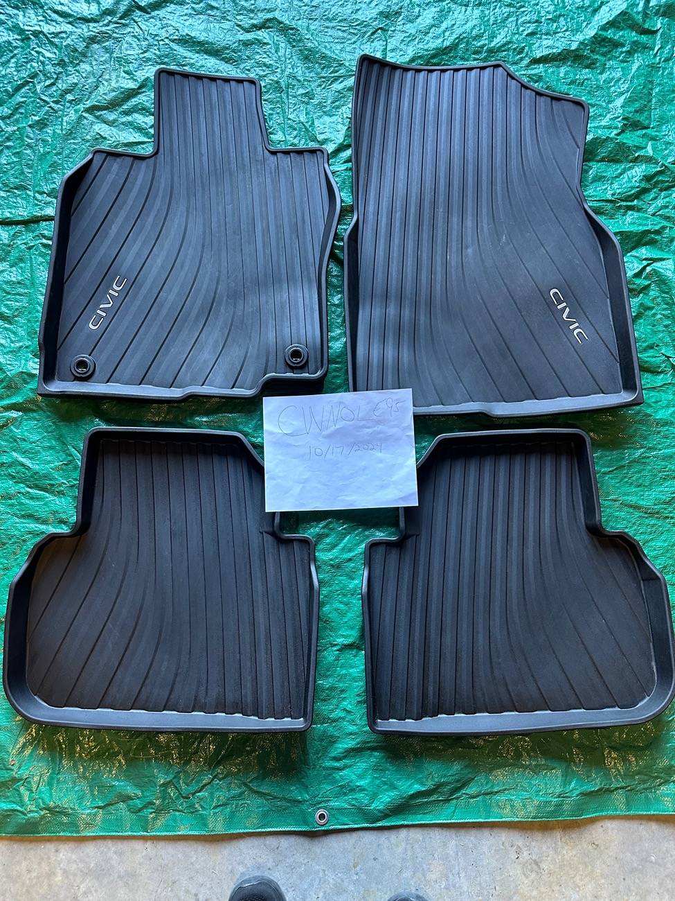 11th Gen Honda Civic SOLD: OEM FL5 Cargo Tray, and OEM All Weather Floor Mats IMG_3471